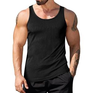 Muscle Killer Men's Workout Tank Tops Gym Muscle Tee Sleeveless Fitness Quick Dry Bodybuilding Ribbed Knit T Shirt (X-Large, Black)