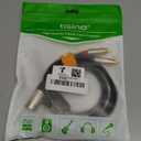 Tisino 2 RCA to XLR Male Y Splitter Cable, Unbalanced Dual RCA Male to 1 XLR Splitter Duplicator Lead Y-Cable Adapter - 3.3 feet