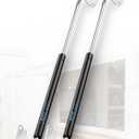 ARANA 28 inch 67 lb Gas Struts Shock Prop, 28" 298N/67LB Gas Struts Lift-Support with L-Type Mounting Brackets for RV Bed TV Cabinet Door Floor Hatch Truck Bed Cover Trap Door, 2Pcs