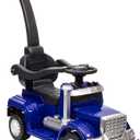 Outfunny 3-in-1 Ride on Push Car for Toddler 1-3 Years with Handle & Music