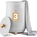 VEVOR Towel Warmer Bucket, 20L Large Towel Warmer for Bathroom, Auto Shut Off Towel Heater Fits up to Two 40"x70" Oversized Towels, Bathrobes, Blankets, 4-Level Timer Towel Warmer Ideal for Spa, Gray