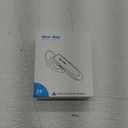 [2 Pack] Bluetooth Earpiece Wireless Handsfree Headset V5.0 24 Hrs Driving with Mic 60 Days Standby Bluetooth Headset for iPhone Android Samsung Driver (Black)