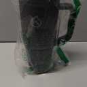 Hydracy 40 oz Tumbler with Handle and Straw, Stainless Steel Insulated Travel Cup with No Spill Rotatable Flip Lid for Left or Right Hand Use, Rubber Base, Fits in Cup Holder - Sexy Black