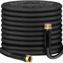 Non-Expandable Garden Hose 15feet, Water hose, Tough and Flexible, Lightweight, Crush Resistant Fittings, Kink and Tangle Free, Rust Proof