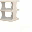 Stackable Shoe Rack, Modular Shoe Organizer, Freely Adjustable Multi-Tier Shoe Rack, Shelf Free Stackable DIY - Space Saving Storage (2 Tier)