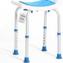 FSA/HSA Eligible Shower Chair for Inside Shower, Shower Stool for Insidetub, Tool-Free Assembly Shower Seat for Bathtub, Shower Bath Chairs for Seniors/Disabled by SOUHEILO