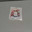 2 x Funny Christmas Ornaments 2024 - Highland Cow Decorations for Christmas Tree, Cow Lovers Gift