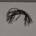 Cat 6 Patch Cables 1 feet (10Pack), Slim Cat6a Ethernet Patch Cable 10Gbps 550Mhz, UTP Pure Copper Patch Cables Cat6, Flexible Thin Cat6a Patch Cable for Network Devices Setup, Black