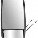 Side Door Mirror Heated RH For ISUZU NPR NPR-HD NQR NRR 2008-2021 Diesel Gas (Passenger side (Heated))