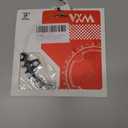 YBEKI 110BCD Chainring - CNC Machined 7075-T6 Aluminum Narrow-Wide Chainwheel for Road Bikes (36-58T Options) | 8-12 Speed Compatible | Ultra-Lightweight | Anti-Drop Design  (Black/Red)