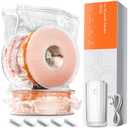 Filament Storage Bags with Auto Pump - Upgraded 30 Extra Large Filament Bags (14.9 * 13 inch) Plus 30 Desiccants and 5 Clips - Extra Large Filament Vacuum Bags Designed for Bambulab Reusable Spool