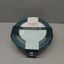 COOK WITH COLOR 4pc Plastic Mixing Bowl Set with Lids (Teal Ombre, 210 ml, 550 ml, 1150 ml, 3500 ml) - Sturdy, Nesting, BPA Free, Dishwasher Safe, Food Safe, Bowls for Cooking and Baking (8 Piece Set - Deep Bowls)