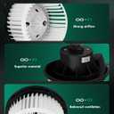 SCITOO HVAC Heater Blower Motor with Fan Cage Front 700164 For Cadillac 2007-2014,For Chevy 2003-2014,For GMC 2003-2014,For Hummer 2008-2009