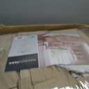 Madison Park Luxury Comforter Set-Traditional Jacquard Design All Season Down Alternative Bedding, Matching Bedskirt, Decorative Pillows, King(104"x92"), Ava, Pieced Taupe 7 Piece