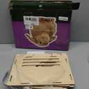 HIIMALEX Extra Large Sturdy Bunny Castle Hideout for Indoor Rabbits Play House with Stairs Round Edges Detachable Habitats for Rabbit Guinea Pig Chinchilla Hedgehog