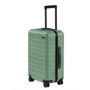 Away Softside Carry-On Suitcase, 22 Inch Lightweight, Expandable High-Strength Nylon Luggage With Spinner Wheels, Meets Requirements for Most Major Airlines, Clay Green