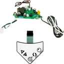 Replacement Printed Circuit Board for Maxxfan MaxxAir Deluxe RV Roof Vents,Compatible with Models 00-05100K,00-06200K,00-05101K,00-06201K,00-04000K,00-04050K,00-04001K,00-04002K,With Keypad