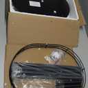 Small Modern Oval Side Table with Storage,2-Tier Side Tables Living Room,Sturdy Nightstand for Small Space - Living Room, Bedroom, Bathroom, Nursery,1 PC,Black