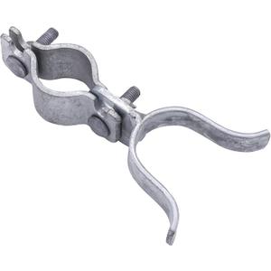 KINNAN 1-3/8" x 1-3/8" Chain Link Fence Gate Latch, Chain Link Parts with Padlock Hole, Galvanized Fence Latch Lock for Fence Gate Frames,Mount to Gate Post