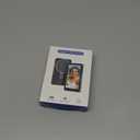 Vlog Selfie Monitor Screen iPhone, 4K 60fps Recording, Wireless Screen Mirroring with Remote Control, Magnetic Fixation, 180 Rotation, 3 Levels of Brightness, Compatible with iPhone & Android (Black)