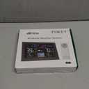 Weather Stations Wireless Indoor Outdoor, Indoor Outdoor Thermometer Wireless with Digital Atomic Clock, Large Display, Barometric Pressure, Forecast, Adjustable Backlight, Contemporary