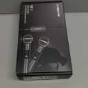 Phenyx Pro Dual Digital Wireless Microphone System, w/2 Handheld Dynamic Microphones,15 UHF Frequency Groups, Mini Receiver, Metal Cordless Mic for Karaoke,Church,DJ,Singing (PDP22H)