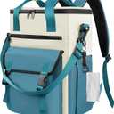 Cooler Backpack, 36 Cans Insulated & Leak Proof Backpack Cooler for Women, Stylish & Portable & Waterproof Cooler Bag, Soft Ice Chest Lunch Box for Beach Picnic Outdoor Travel Work (Teal)