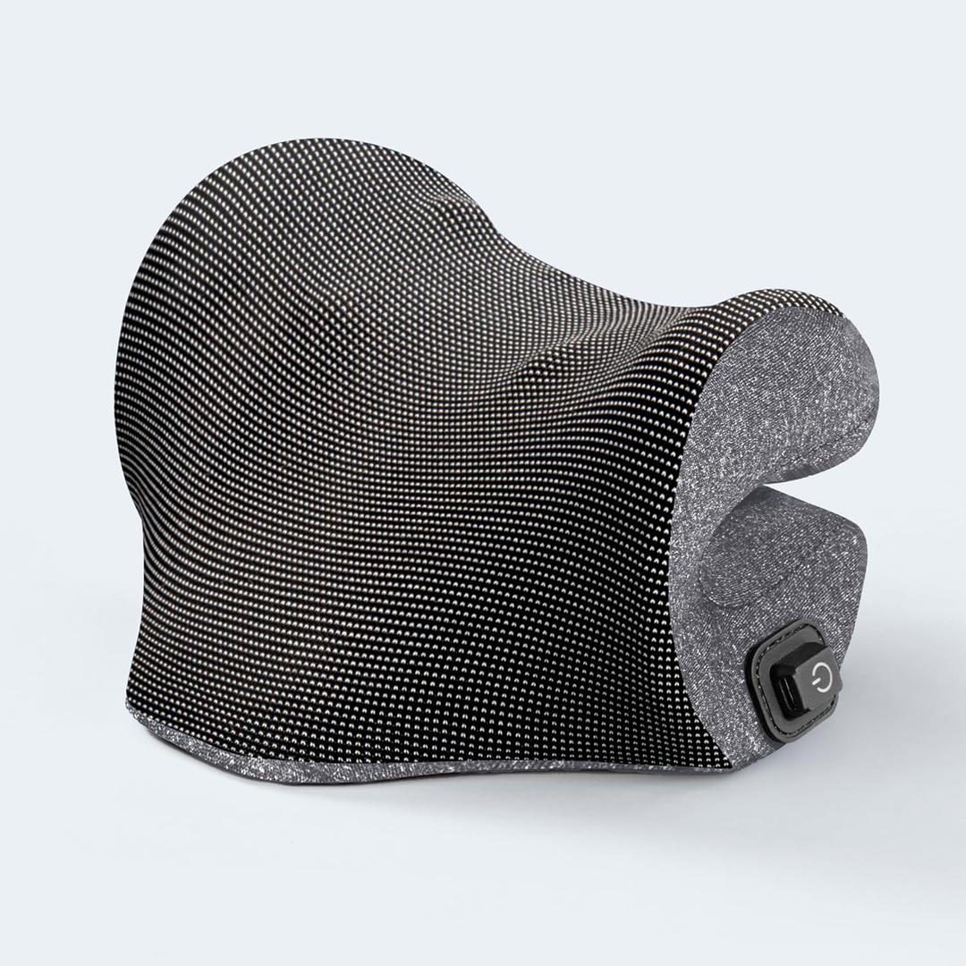 Heated Neck Stretcher for Neck Pain Relief, Cervical Traction Device, Christmas Gifts (Charcoal)