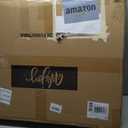 WEJOY Folding Lounge Chair with Canopy Shade, Portable Adjustable 5-Position Patio Chaise Lounger with Pillow & Pouch for Lay Flat Outdoor Lawn Backyard Beach Camping Pool Tanning (Blue White)