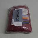 BGment Christmas Red Velvet Curtains 84 Inches Length, Luxury Thermal Insulated Blackout Curtains Back Tab and Rod Pocket Snow Silver Printed Panels for Living Room, Set of 2 Panels, 52 x 84 Inch