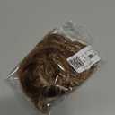 S-noilite Messy Bun Hairpiece Real Human Hair for Women Tousled Updo Scrunchie Donut Chignon Realistic Natural Bun Hair Piece Highlighted Medium Brown Mixed Honey Blonde