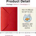 4 x PTRUKD Funny Mothers Day Card for Mom - Impressed You Kept Me Alive Dead Goldfish Joke - Sarcastic Mother's Day Greeting Card from Son Daughter, Mothers Day Gifts for Mom from Daughter Son