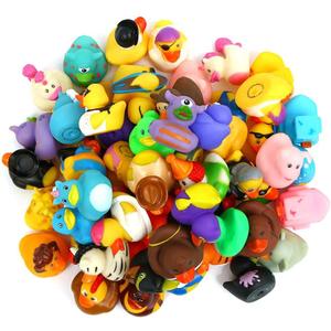 XY-WQ 25 Pack Rubber Duck for Jeeps Ducking - 2.3 Inch Bulk Floater Duck for Kids - Baby Bath Toy Assortment - Party Favors, Birthdays, Bath Time, and More (25 Varieties)