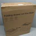 RIZZARI Stainless Steel Cat Litter: Enclosed, Top Entry, Easy Clean