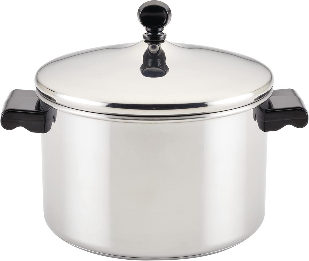 Farberware Classic Stainless Steel 4-Quart Covered Saucepot - - Silver