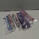 Gaoye 1.25 Reading Glasses for Women, 6 pack Fashion Readers for Women Spring Hinge Eye Glasses, Blue Light Reading Glasses (*C1 Mix Color)