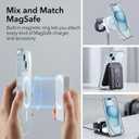 ESR for iPhone 15 Case, Compatible with MagSafe, Military-Grade Protection, Yellowing Resistant, Scratch-Resistant Back, Magnetic Phone Case for iPhone 15, Classic Series, Clear Blue