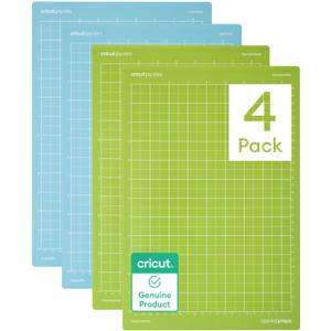 Cricut Mat Variety Pack (4 Count, 8.5in x 12in) - for Joy Xtra Machine - Includes 2 StandardGrip & 2 LightGrip