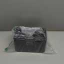 Black Shower Caddy Portable: Plastic Bathroom Caddy Countertop,Cleaning Caddy Organizer with Handle,Utility Hard Shower Basket Storage Tote for Toiletry,College Dorm Room Essential for Guys/Men