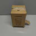 316 Stainless Steel Magnetic Stirring Coffee Cup with Battery and Temperature Display, Type C Rechargeable Auto Mixing Cup with Lid, Electric Self Stirring Mug for Coffee, Milk, Protein Powder - White