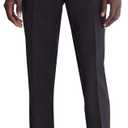 Calvin Klein Men's Slim Fit Stretch Dress Pants  Wrinkle-Resistant, Tailored Fit (33W x 30L, Black)
