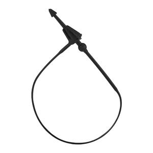 SIDAZON 3 Inch 500 Pcs Plastic Fasteners Hang Tags Black Snap Lock Pins Security Loop Price Tag Pins Safety Ring Ties for Retail Store Clothing Accessory (3“ 500pcs, Black)