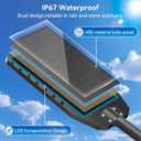 CEDIO 10000W Solar Lights Outdoor,IP 67 Waterproof Street Light for Yard