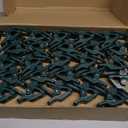 KJX Large C7 C9 Christmas Lights Spring Clips, 100 Pack Universal Gutter Roof Clips 180 Adjustable for Christmas Lights Outdoor, Quick Light Hooks Hangers for Holiday Shingle Fence Gates