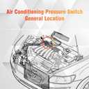 13587668 Air Conditioning Pressure Switch Compatible with Enclave Lacrosse CTS Escalade SRX XTS Camaro Cheyenne Colorado Corvette Equinox Express 1500 HHR Impala Malibu Silverado 1500