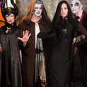 SKEFOLI Halloween Costume Women's Ghost Costume Black Ghost Bride Sexy Scary Queen Costume Halloween Cape Women Vampire
