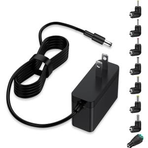 Massager Power Cord for Zyllion Shiatsu Back and Neck Massager/Nekteck/Comfier Back Shoulder and Neck Massager Charger Supply - 12V - Only Fit for 12V Massager