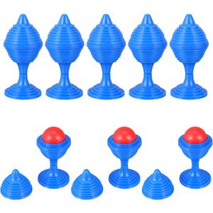 NUOBESTY Trick Ball Vase Classic Vanishing Ball and Vase Party Trick Cups Close Up Props Gimmick Toys Performance Props Kids Adults 15pcs