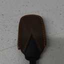 Leather Key Fob Cover, Compatible with Toyota Tundra Corolla Cross Venza Sequoia Highlander Avalon Corolla RAV4 Camry C-HR Prius, No Screw Design Key Holder Protector(4 Button, Brown)