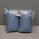 2 Pack Small Pillow, Cooling Memory Foam Mini Pillow 11 X 7 Inches for Sleeping, Travel, Nap and Neck, Knee, Lumbar Support, Tiny Cushion for Pet, Dogs (Blue)